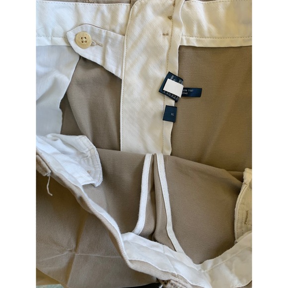 Polo Ralph Lauren Mens 38x30 Ethan Pants Khaki Pleated‎ 100% Cotton - Picture 11 of 11
